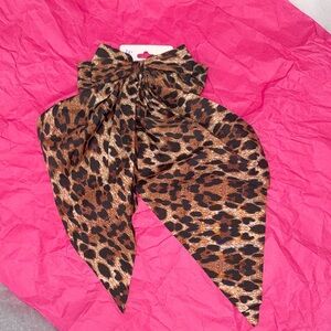 Leopard Print Hair Bow